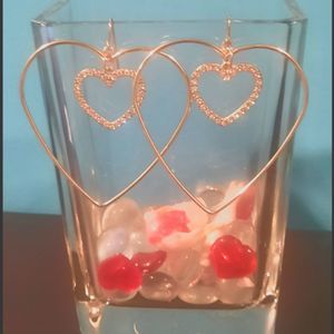 Marvelous Heart-in-Heart Earrings